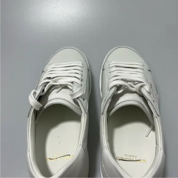 Saint Laurent Court Classic Perforated Leather Sneakers White Men’s EU 41/US 8 main image 3